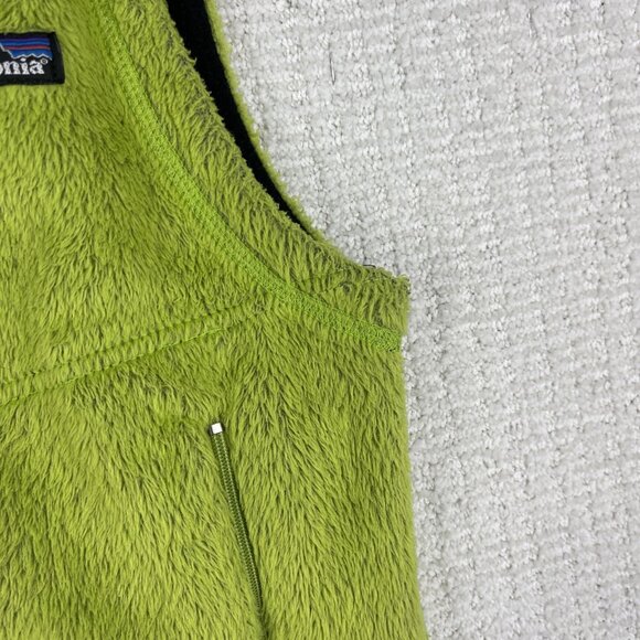 Vintage Patagonia R Regulator Polartec Green Fleece Vest Men Sz XS USA Read* - Picture 13 of 16